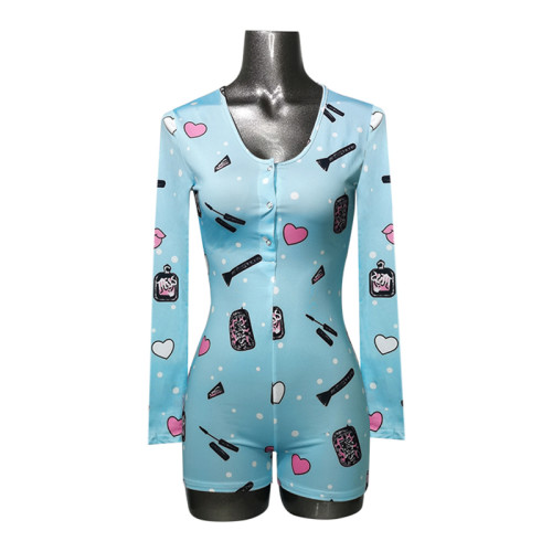 One Piece Sleepwear Femmes, Femmes Tight Skin Onesie, Femmes One Piece Custom, Vente en gros Femmes Vêtements de Nuit Onsie