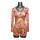 Onesie Jumpsuit Womens, V-neck Long Sleeve One Piece Printed Sleepwear Custom