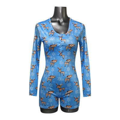 Цельная пижама для взрослых, красивая женская домашняя одежда с принтом, оптовая заводская цена, женские комбинезоны, ночные рубашки