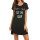 O neck Nightgown Women Summer,Cute Printing Loose sleepwear for bedroom Wholesale