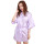 Luxury Imitation Silk Bride Wedding Robes Custom Printing Bathrobes For Lady