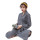 Cotton Waffle Knit Long Kimono Bath Robe with Strong Absorbability for Women Low MOQ