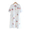 Nightgown Women Printed,Custom short sleeves Nightdress Loose Wholesale for bedroom