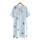Nightgown Women Printed,Custom short sleeves Nightdress Loose Wholesale for bedroom
