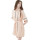 Woman's Nightgown, 2 Piece Pajamas Sets Silk Logo Embroidery Wholesale Custom Size