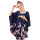 Vêtements de nuit en soie grande taille, jolie impression chemise de nuit pour femmes élégantes, vêtements de nuit décontractés en gros en vrac
