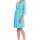 Soft Cotton Three-quarter Sleeve V-neck Maternity Robe With White Lace For Pregnant Lady