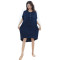 Soft Modal Fabric Plus Size Solid Color Nursing Maternity Nightgown With Button Up Design