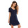 Breathable Modal Tight O-neck Short Nightgown Button Up Slim-cut  Sleepwear and Lounge Wear Different Colors For Choice