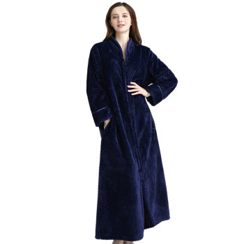 Bathrobe Robes for Women,Women Flannel Comfort Long Robe,Wholesale Sleeping Loose Couple Pajamas