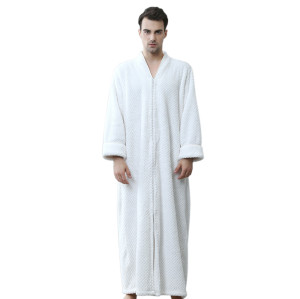 Long Robes for Women,Flannel Ladies Nightwear Robes,Factory Price Couple Bathrobes Casual Home Wear