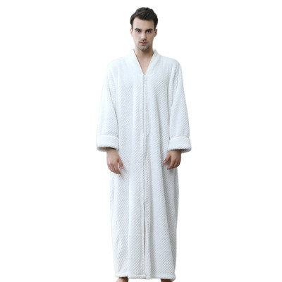 Long Robes for Women,Flannel Ladies Nightwear Robes,Factory Price Couple Bathrobes Casual Home Wear