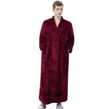 Long Robes for Women,Flannel Ladies Nightwear Robes,Factory Price Couple Bathrobes Casual Home Wear