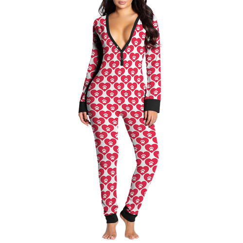 Vêtements de nuit de luxe pour femmes, vêtements de nuit à manches longues pour femmes, vêtements de nuit en gros avec joli imprimé