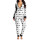 Women's Luxury Nightwear Valentine's Day Plus Size One Piece Pajamas With Back Flap Pretty Print
