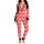Women's Luxury Nightwear Valentine's Day Plus Size One Piece Pajamas With Back Flap Pretty Print