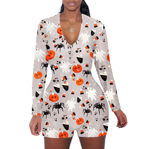 Halloween Pajamas Womens,Home wear Fashion For Women,Wholesale Halloween Sleepwear Hot and New