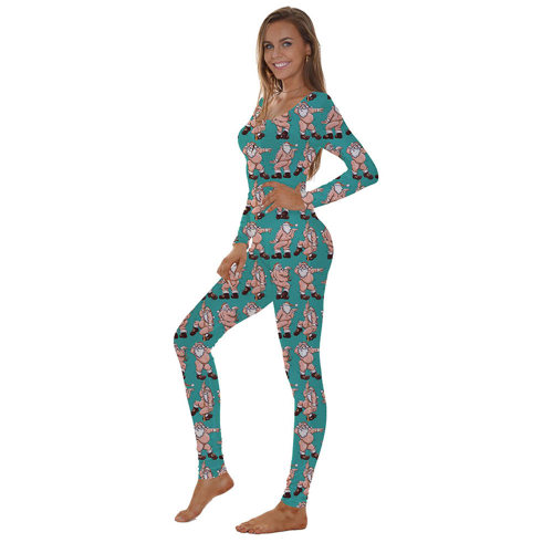 Halloween Onesie Pyjamas, Pantalons à Manches Longues Onesie Slim pour Femmes, Fabricants Femmes Vêtements de Nuit