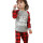 Christmas Pajama Party,Letter Printing Long Sleeve Clothing,Suppliers Two Piece Sets Family Loose Wear