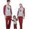 Matching Christmas Pajamas,Theme Nighty Wear Comfort Feeling,Long Sleeve Cotton lattice OEM ODM Service