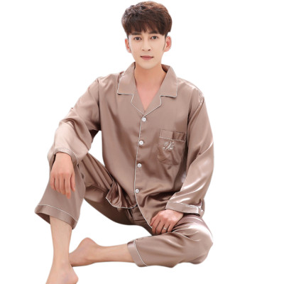 Men's Pajama Set, Couple Men Women Long Sleepwear, Button 2-piece Sets Wholesale