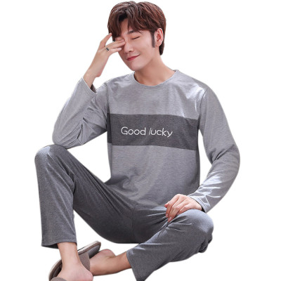 Men's Pajamas Set, Leisure Breathable Elastic, 2 Piece Set Cotton Sleepwear Suppliers