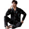 Plus Size Man Pajamas, Adult Spring and Autumn Sleepwear, Simple Middle-aged Wholesale