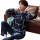 Men's Flannel Pajamas,Round Neck Pajamas Thickened Warm, Plush Velvet Home Clothes Wholesale