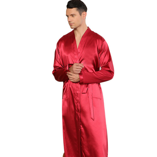 Комплекты пижамы оптом, кардиган ночная рубашка с широкими рукавами, весна и осень гладкий халат оптом