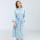Waffle Hotel Solid Bathrobe,Couple Home Wear Robe,Absorbent Sweat Steaming Pajamas,Core Factory