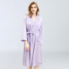 Waffle Hotel Solid Bathrobe,Couple Home Wear Robe,Absorbent Sweat Steaming Pajamas,Core Factory