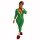 Woman's Onesie, Long Sleeve Pants Polka Dot Printing Winter V-neck Jumpsuit Wholesale