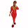 Woman's Onesie, Long Sleeve Pants Polka Dot Printing Winter V-neck Jumpsuit Wholesale