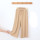 Rib Fabric Solid Color Simple Style Wide Leg Pajamas Bottoms Elastic Waist For Lady