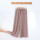 Rib Fabric Solid Color Simple Style Wide Leg Pajamas Bottoms Elastic Waist For Lady