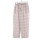 Cotton Double layer Fabric Printing Plaid Pajamas Pants Loose Style For Lady