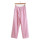 Flannel Dyeing Fabric Elastic Waist Thickened Cute Pajamas Pants Simple and Natural for Home wearing