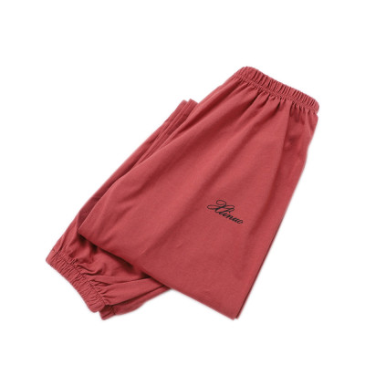 Cotton Keep Warm Cute Print Monochrome Large Size Fairy Pants For Lady