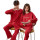 Plus Size Man Pajamas, Newly Married Couple Pajamas Set, Pure Cotton Round Neck Sleepwear Low MOQ