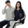 Men's Plain Pajamas, Couple Simple Round Neck Long Sleeve Set, Wholesale Home Wear Can Be Worn Outside