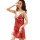 Breathable Chiffon Slip Dress With Lace Plus Size Nightwear Leisure Ventilation Wear Wholesale