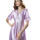 High Quality Ice Silk Material Vintage Style Thin Nightgown With Lace Plus Size and Different Colors For Choice