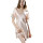 High Quality Ice Silk Material Vintage Style Thin Nightgown With Lace Plus Size and Different Colors For Choice