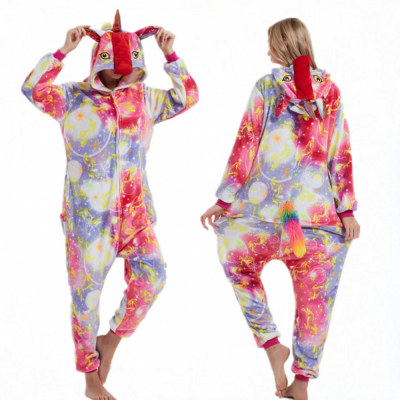 Flannel Animal Pajamas, Woman's Printed Sleepwear Party Wear, China Gold Factory