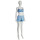 Woman's Satin Pajamas, O-neck Crop Top Sleeveless Shorts Two Pieces Set Customized