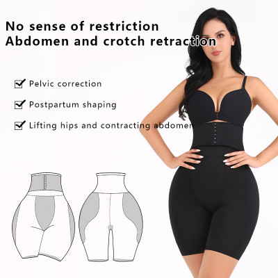 KKVVSS 61802 Woman Tummy Control Underwear Shaper Sexy Shapewear Butt Lifter Padded Butt Hip Panty