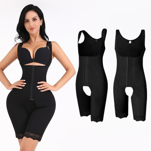 KKVVSS 31801  Women Slimming Tummy Control Bodysuit plus size Seamless Body Shaper Shapewear
