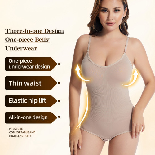 KKVVSS 3026A Sexy Seamless One Piece Corset Women Abdominal Lifting Hip Shaper Underwear