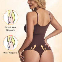 KKVVSS 3027A Sexy Seamless One Piece Corset Women Abdominal Lifting Hip Shaper Underwear