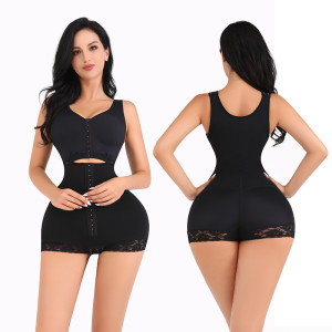 KKVVSS 31828 Women Slimming High Waist Lace Tummy Control Butt Lifter Hip Enhance Shapewear Body Shaper With Zipper